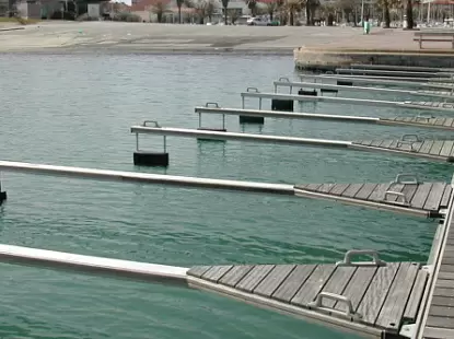 Модель Причальная система 9 из Причалы и понтоны Модель Причальная система 9