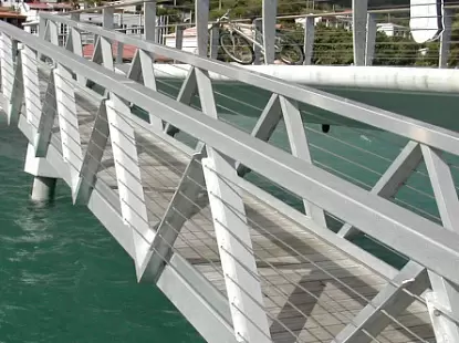 Модель Причальная система 11 из Причалы и понтоны Модель Причальная система 11